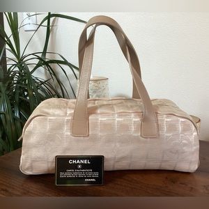 Chanel New Travel Line Canvas Handbag